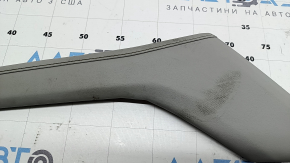 Mitsubishi Outlander 22-23 center console trim, upper right side, gray leather, dry cleanable, peeling