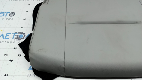 Mitsubishi Outlander 22-26 rear seat cushion, 3rd row, right, gray leather, with frame, dry-cleanable