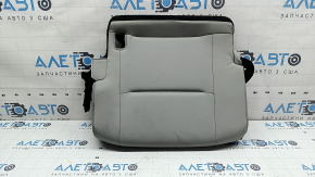 Rear seat cushion, 3rd row, left, Mitsubishi Outlander 22-26, gray leather, with frame, dry-cleanable