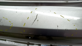 Mitsubishi Outlander 22-26 rear bumper, bare, with parking sensors, no cap, graphite, dented, scratches, cracks, broken mount