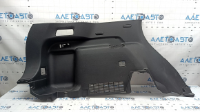 Left arch trim for Mitsubishi Outlander 22-26, black, without a light, without hooks, without a rear row folding handle and cable, cracked, scratches, needs dry cleaning