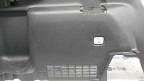 Left arch trim for Mitsubishi Outlander 22-26, black, without a light, without hooks, without a rear row folding handle and cable, cracked, scratches, needs dry cleaning