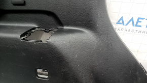 Left arch trim for Mitsubishi Outlander 22-26, black, without a light, without hooks, without a rear row folding handle and cable, cracked, scratches, needs dry cleaning