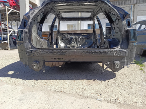Lexus RX350 RX450h 10-15 rear panel with amplifier fangs, on the body, black