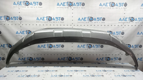 Mitsubishi Outlander 22-26 front bumper lip, graphite with gray, broken mount, scratches