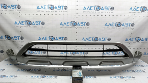 Mitsubishi Outlander 22-26 front bumper lip, graphite with gray, broken mount, scratches