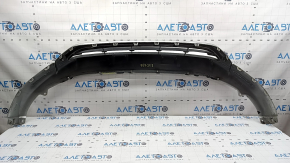 Mitsubishi Outlander 22-26 front bumper lip, graphite with gray, broken mount, scratches