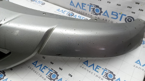 Mitsubishi Outlander 22-26 front bumper lip, graphite with gray, broken mount, scratches
