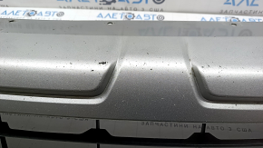 Mitsubishi Outlander 22-26 front bumper lip, graphite with gray, broken mount, scratches