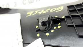 Left arch trim for Hyundai Santa FE 21-23, black, for subwoofer and speaker, Harman Kardon, broken mount, scratches, scuffs, crack