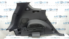 Left arch trim for Hyundai Santa FE 21-23, black, for subwoofer and speaker, Harman Kardon, broken mount, scratches, scuffs, crack