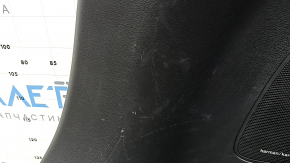 Left arch trim for Hyundai Santa FE 21-23, black, for subwoofer and speaker, Harman Kardon, broken mount, scratches, scuffs, crack
