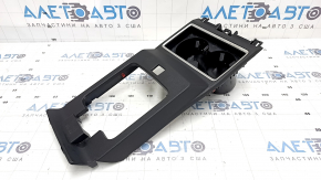 Mitsubishi Outlander 22-26 center console trim with cup holders, black, scratches