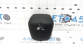 Mitsubishi Outlander 22-26 black steering wheel airbag, scratches, chrome peeling