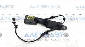 Rear seat belt latch, 3rd row, left, Mitsubishi Outlander 22-26, black