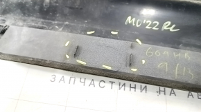 Mitsubishi Outlander 22-26 graphite lower rear left door trim, crack in fastening, scratches