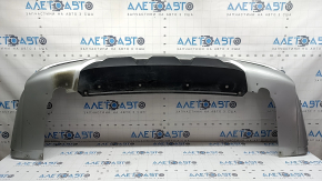 Mitsubishi Outlander 22-26 rear bumper lip, graphite with gray, scratches, pressed, cracks, broken fasteners, scratches