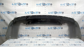 Mitsubishi Outlander 22-26 rear bumper lip, graphite with gray, scratches, pressed, cracks, broken fasteners, scratches