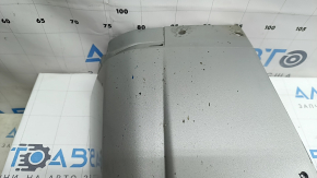 Mitsubishi Outlander 22-26 rear bumper lip, graphite with gray, scratches, pressed, cracks, broken fasteners, scratches