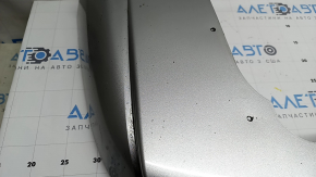 Mitsubishi Outlander 22-26 rear bumper lip, graphite with gray, scratches, pressed, cracks, broken fasteners, scratches