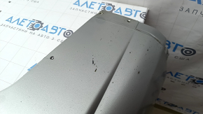 Mitsubishi Outlander 22-26 rear bumper lip, graphite with gray, scratches, pressed, cracks, broken fasteners, scratches