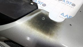 Mitsubishi Outlander 22-26 rear bumper lip, graphite with gray, scratches, pressed, cracks, broken fasteners, scratches