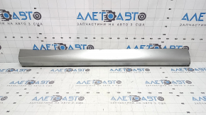 Mitsubishi Outlander 22-26 silver lower front left door trim, broken fasteners, scratches
