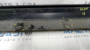 Mitsubishi Outlander 22-26 silver lower front left door trim, broken fasteners, scratches