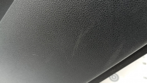 Door trim, rear left, Hyundai Santa FE 21-23, black, under the curtain, Harman Kardon, with a heated overlay, insert and armrest, black leather, in need of cleaning, scratches