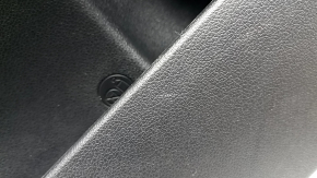 Door trim, rear left, Hyundai Santa FE 21-23, black, under the curtain, Harman Kardon, with a heated overlay, insert and armrest, black leather, in need of cleaning, scratches