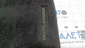 Mitsubishi Outlander 22-26 black fabric floor mat, front right, dry cleanable