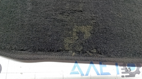 Mitsubishi Outlander 22-26 black fabric rear center mat, 3rd row, dry-cleanable