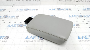 Mitsubishi Outlander 22-26 armrest, gray leather, scratched, needs dry cleaning, broken fasteners