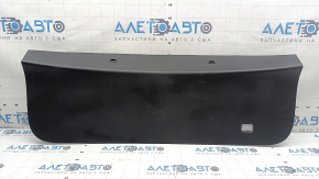 The lower trim panel of the tailgate of the Land Rover Range Rover Velar 18-23 is black, worn, the fastener is broken