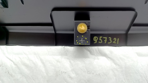 The lower trim panel of the tailgate of the Land Rover Range Rover Velar 18-23 is black, worn, the fastener is broken