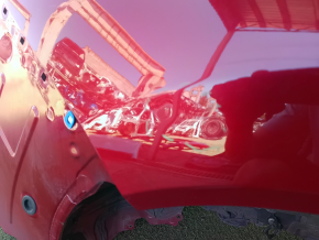 Quarter wing rear right Toyota Venza 21-24 on the body, red