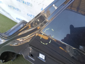Quarter wing rear left Hyundai Tucson 16-18 on the body, black, pokes