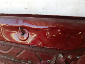 Rear panel VW Tiguan 18-24 2-piece, on the body, red