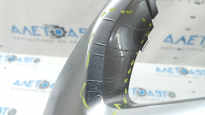 Left front bumper molding for Hyundai Santa FE 21-23, chrome, bulged, bumps