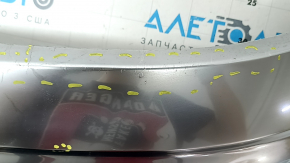 Lower rear bumper trim for Hyundai Santa FE 2021-23 2.5T Limited, chrome, scratches, cracks, dents