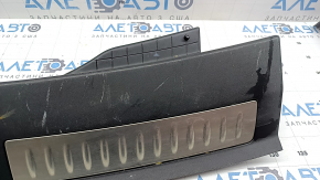 Land Rover Range Rover Velar 18-23 black and chrome trunk opening trim for a full-size spare tire, scratches