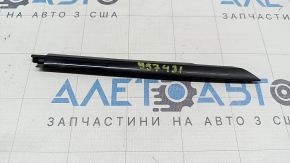 Door-glass molding, central front right, Land Rover Range Rover Velar 18-23, black gloss, short, broken fastening