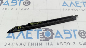 Door-glass molding, central front right, Land Rover Range Rover Velar 18-23, black gloss, short, broken fastening