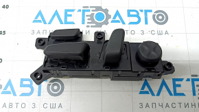 Hyundai Santa FE 21-23 driver's seat control with black buttons, lumbar and knee support