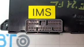 Hyundai Santa FE 21-23 driver's seat control with black buttons, lumbar and knee support