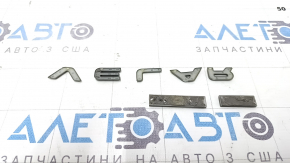 Emblem inscription VELAR trunk door Land Rover Range Rover Velar 18-20 graphite, cracks
