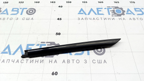Door-glass molding, central front left, Land Rover Range Rover Velar 18-23, black gloss, short