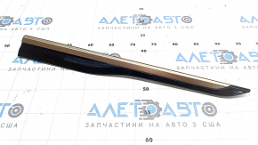 Land Rover Range Rover Velar 18-23 front left door molding, gloss black, beige insert