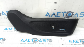 Right passenger seat trim for Hyundai Santa FE 21-23, electric, black, scratches