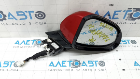 Right side mirror assembly for Hyundai Santa FE 21-23 BSM, heated, turn signal, backlight, camera, auto-folding